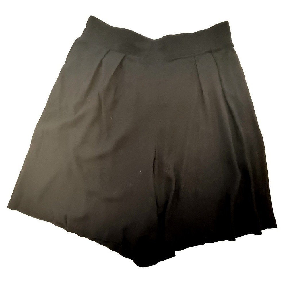Vintage Sharon Anthony Skort Womens LG Elastic Waist Midi Flowy Academia USA